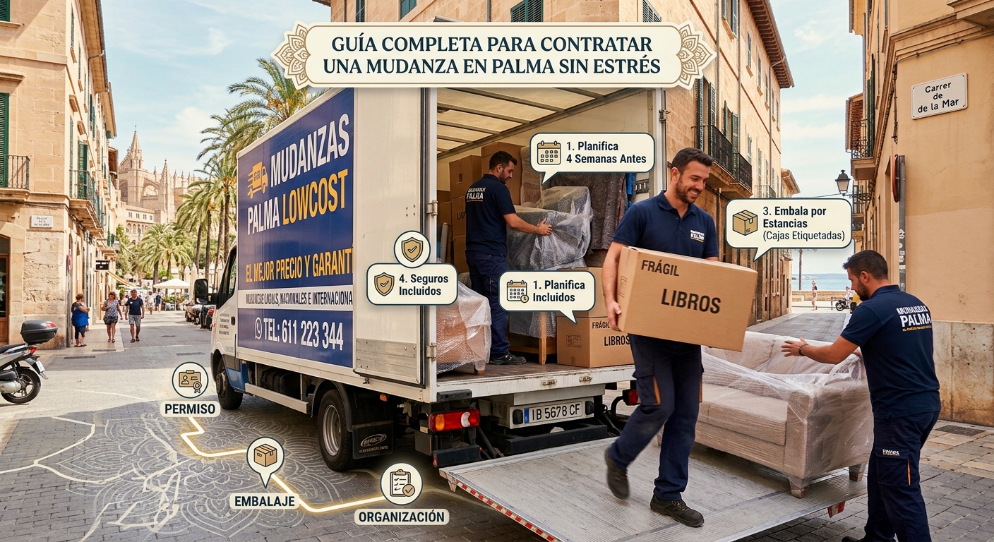 Empresa de mudanzas en Palma